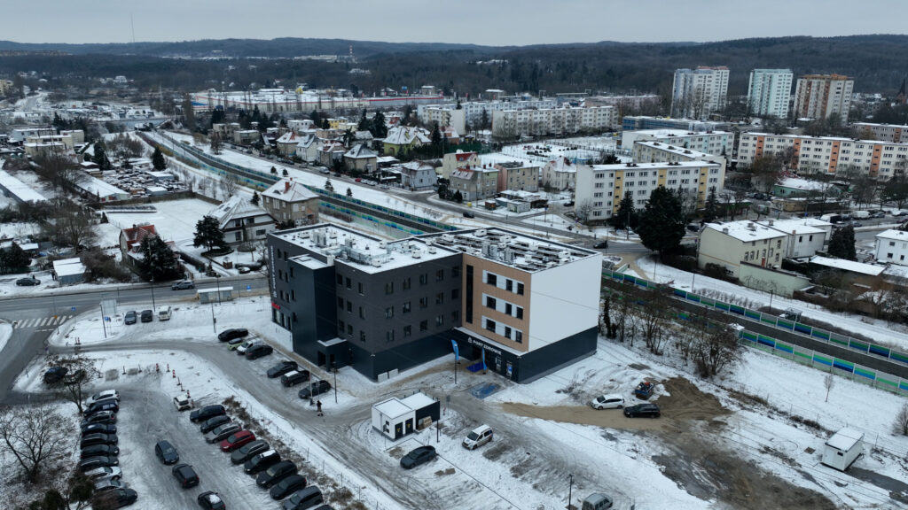 Port Zdrowie - Budynek z drona